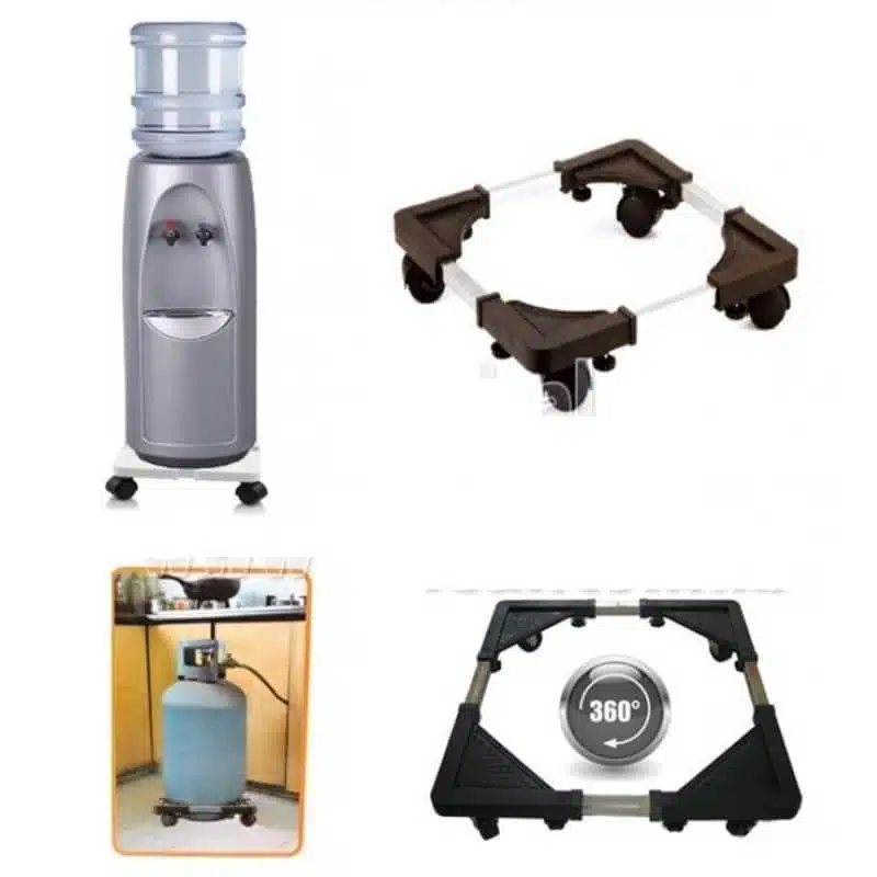 Movable Adjustable Base Stand for Gas Cylinders and Water