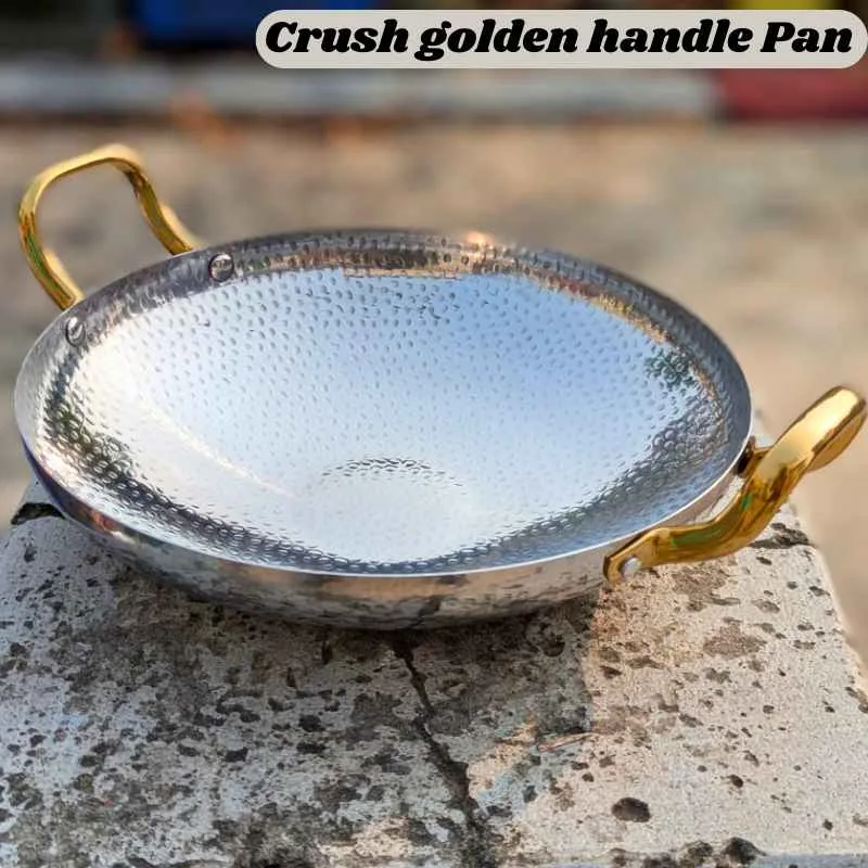 Crush golden handle Pan - Image 3