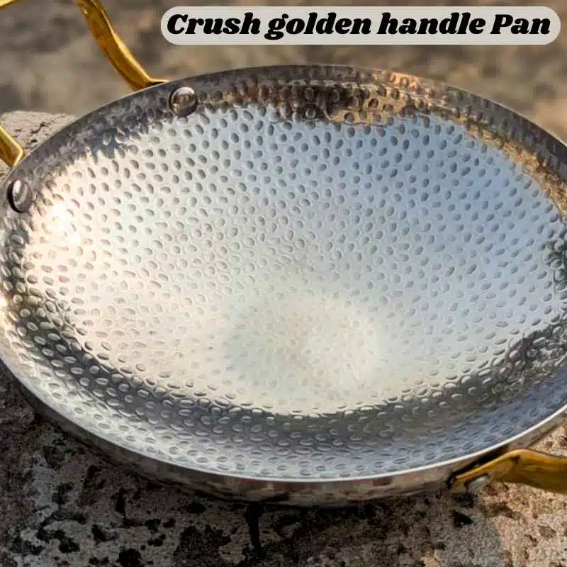 Crush golden handle Pan - Image 2