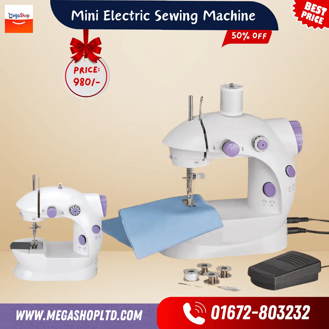 Portable Mini Hand Sewing Machine + Gift Accessories