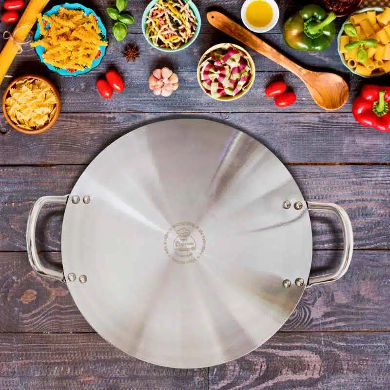 40 cm Japani SS Steel Cooking Pan - Image 11