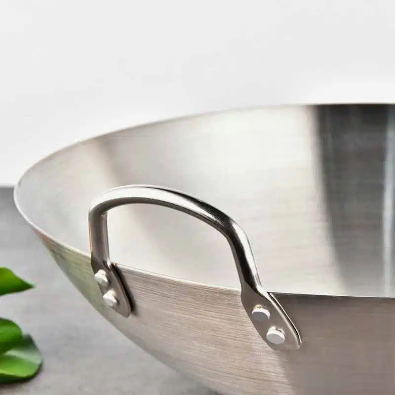 40 cm Japani SS Steel Cooking Pan - Image 5