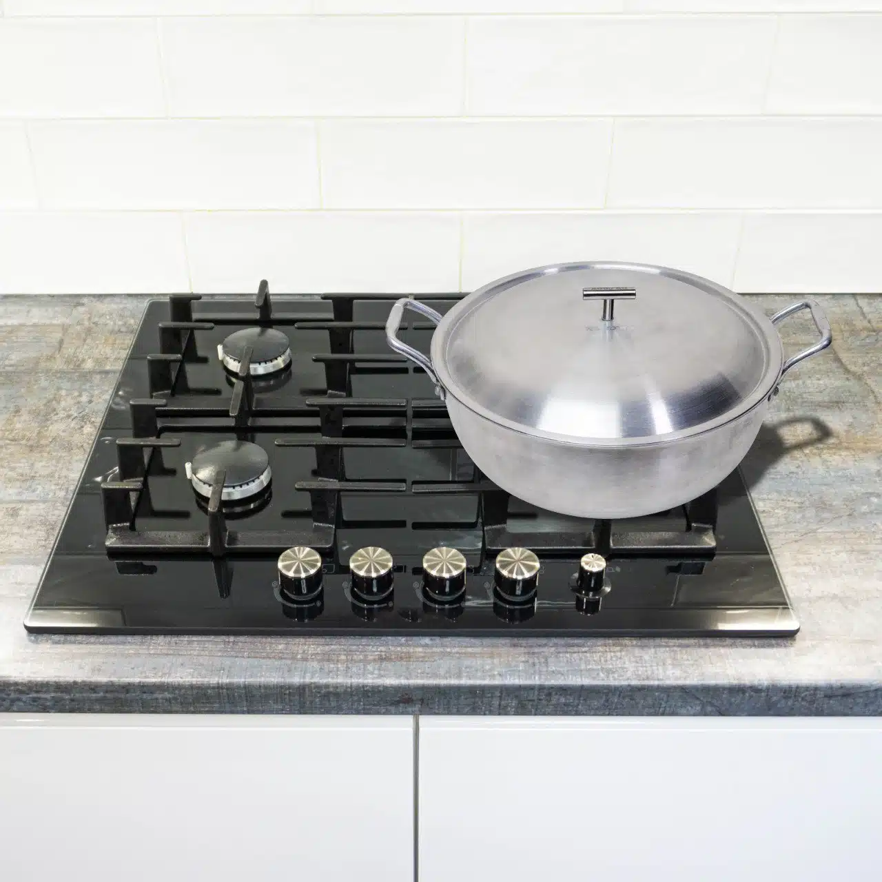 Dr Cook Deep Cooking Pan with lid - Image 3